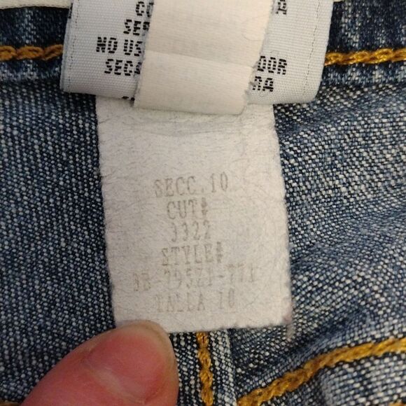 Y2K Mossimo Medium Wash Embellished Midrise Flare Jeans Size 10 - Picture 16 of 16